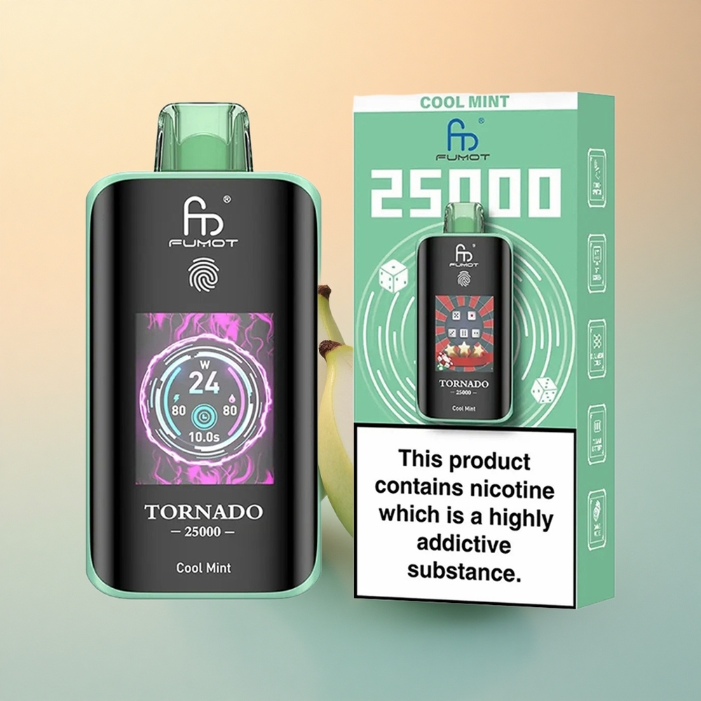 Fumot Tornado 25000 Puffs Serin Nane HD Ekran 700mAh 20ml