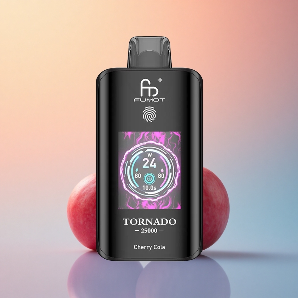 Fumot Tornado 25000 Puffs Vişne Kola HD Ekran 700mAh