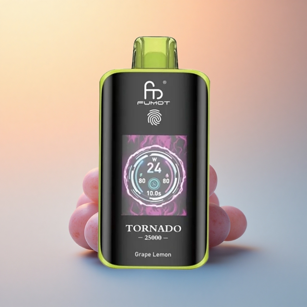 Fumot Tornado 25000 Puffs Üzüm Limon 700mAh 20ml Nikotin