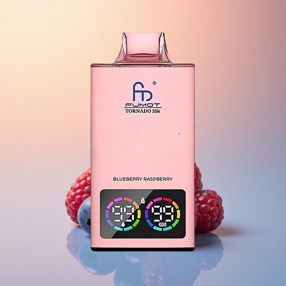 Fumot Tornado 35000 Puffs Ahududu Böğürtlen Dual Mesh 15ml 700mAh USB-C