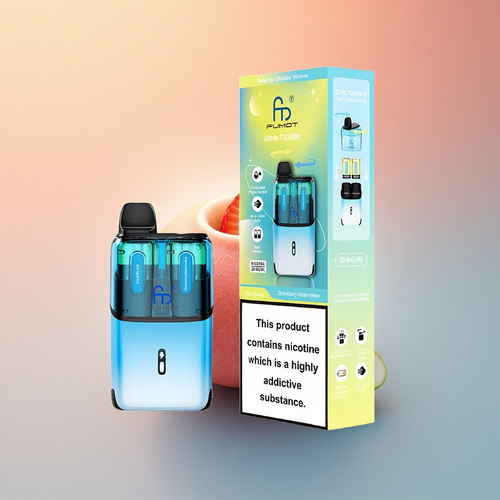 Fumot Ultra T32000 Puffs Meyve Bombası - Çilek Karpuzu 24ml Nikotin