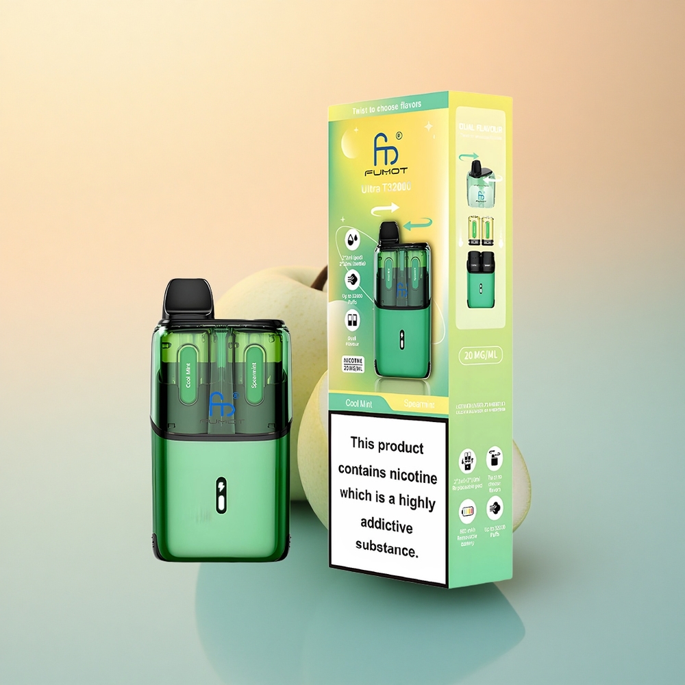 Fumot Ultra T32000 Puffs Serin Nane - Nane Aromalı, 800mAh Pil, 24ml Sıvı Kapasite
