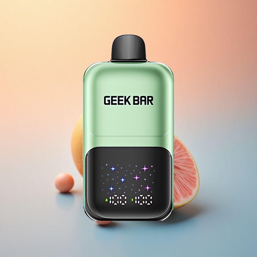 GEEK BAR 2GO 20ml 50000 Puffs Ekranlı Ayarlanabilir Lezzet 20ml Nikotinli Ekşi Şeker & Meyve Aromalı Elektronik Sigara