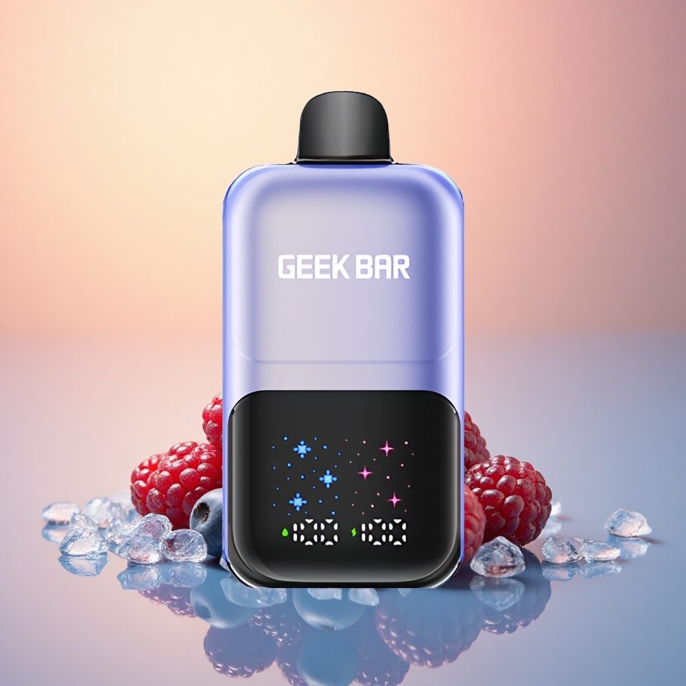 GEEK BAR 2GO 20ml 50000 Puffs Karışık Meyveli Dondurma Aromalı 20mL Şarj Edilebilir Ekranlı