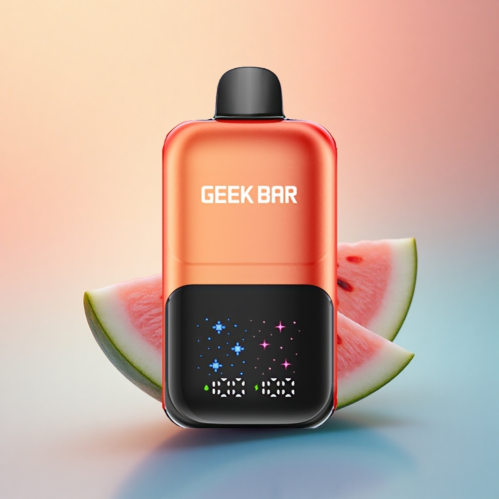 GEEK BAR 2GO 20ml 50000 Puffs Karpuzlu Sakız Aromalı Buz 20mL 5% Nikotin Şarj Edilebilir