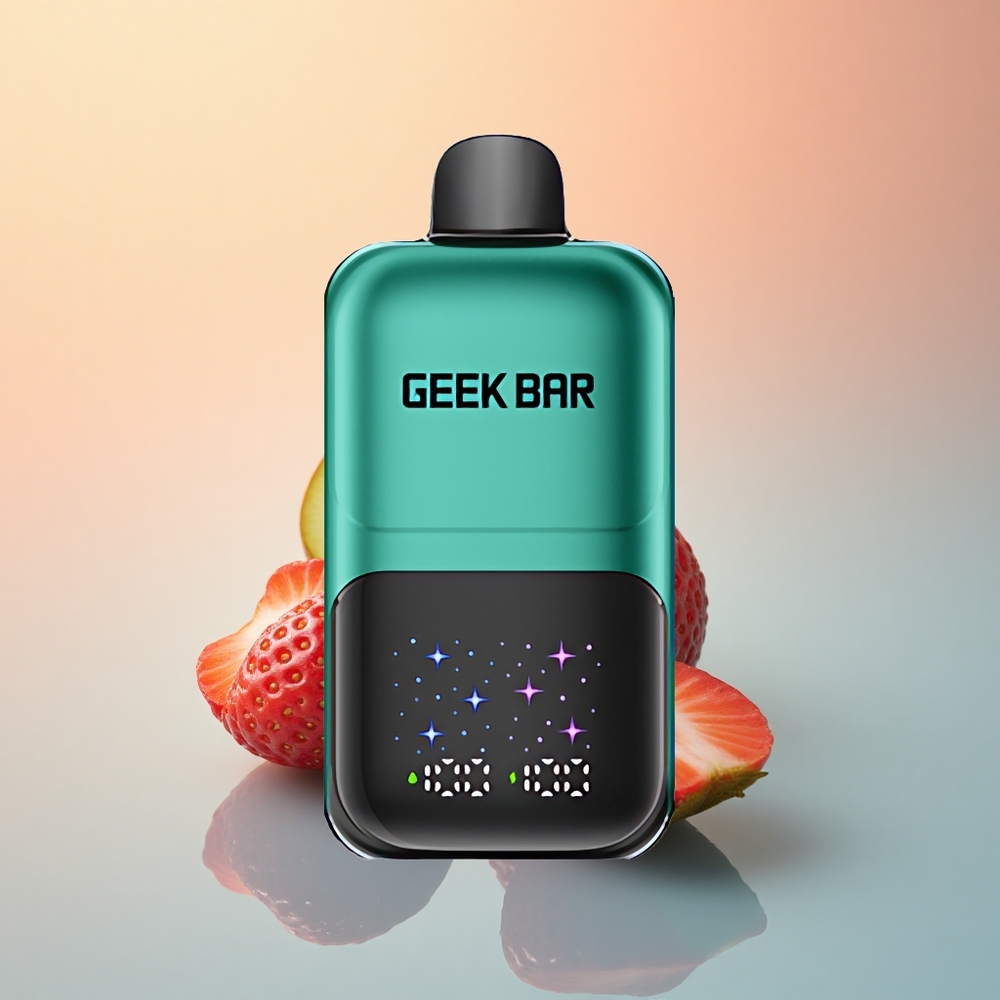 GEEK BAR 2GO 20ml 50000 Puffs Çilek & Kivi Ayar Ekranlı 20ml Nikotinli Şarj Edilebilir