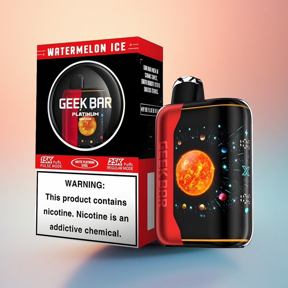 GEEK BAR Platinum Edition 25000 Puffs Karpuz Buzu 2% nikotin USB-Type C