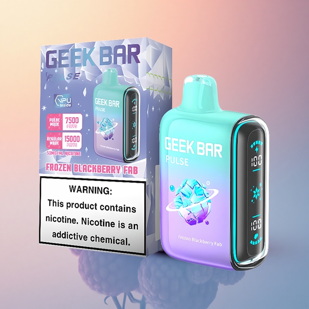 GEEK BAR Pulse 15000 Puffs Dondurulmuş Baskı 16ML Nikotin%5 650mAh
