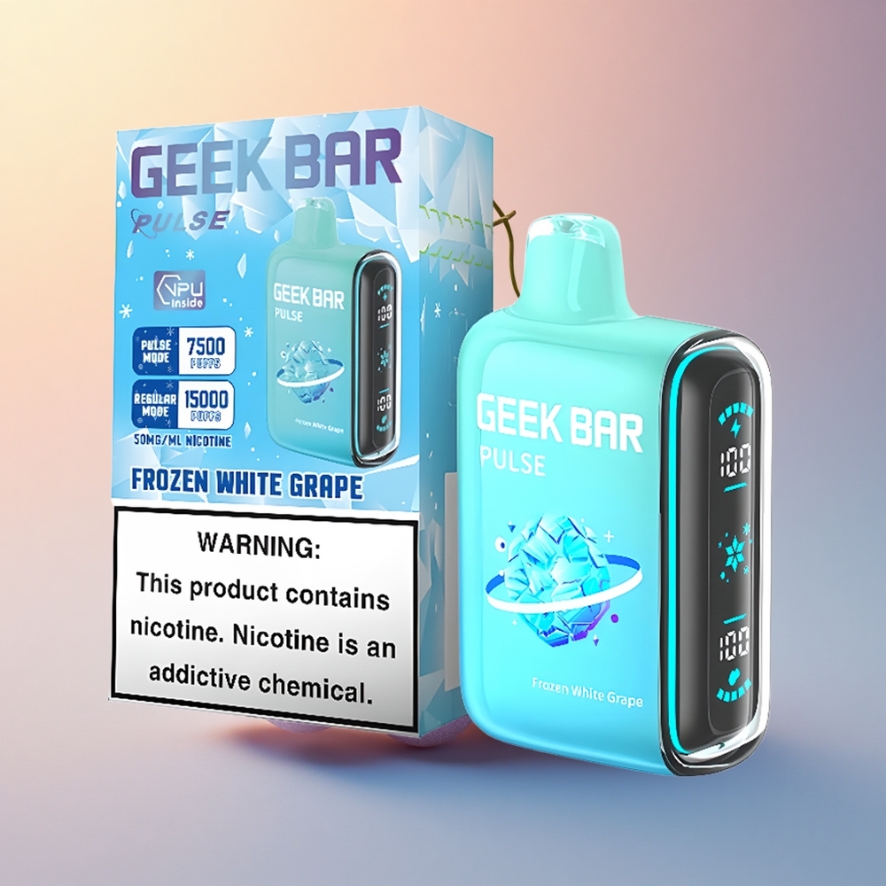 GEEK BAR Pulse 15000 Puffs Dondurulmuş Baskı 16ML Nikotin%5 650mAh