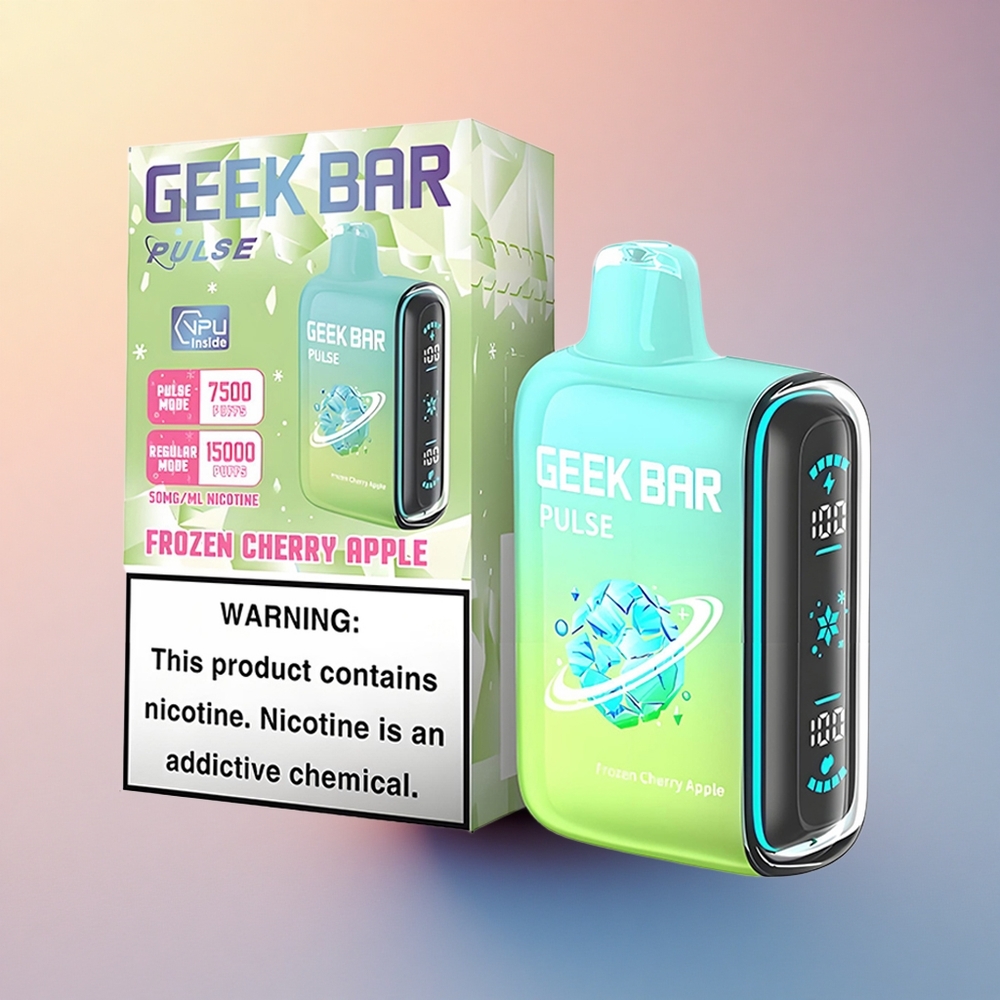 GEEK BAR Pulse 15000 Puffs Dondurulmuş Baskı 16ML Nikotin%5 650mAh