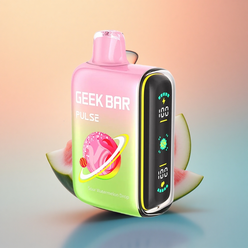 GEEK BAR Pulse 15000 Puffs Ekşi Baskı 16ML Nikotin %5 USB-C Şarj