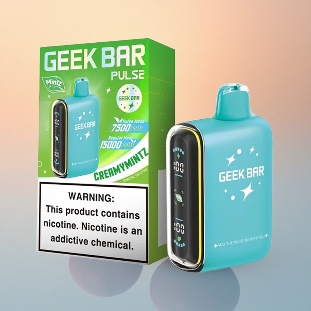 GEEK BAR Pulse 15000 Puffs Mintz Sürümü 16ML Nikotin%5 650mAh
