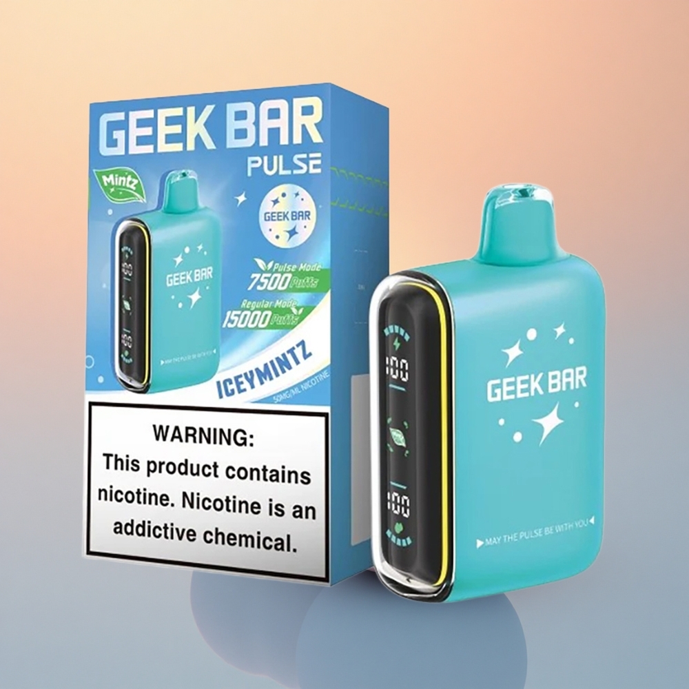 GEEK BAR Pulse 15000 Puffs Mintz Sürümü 16ML Nikotin%5 650mAh