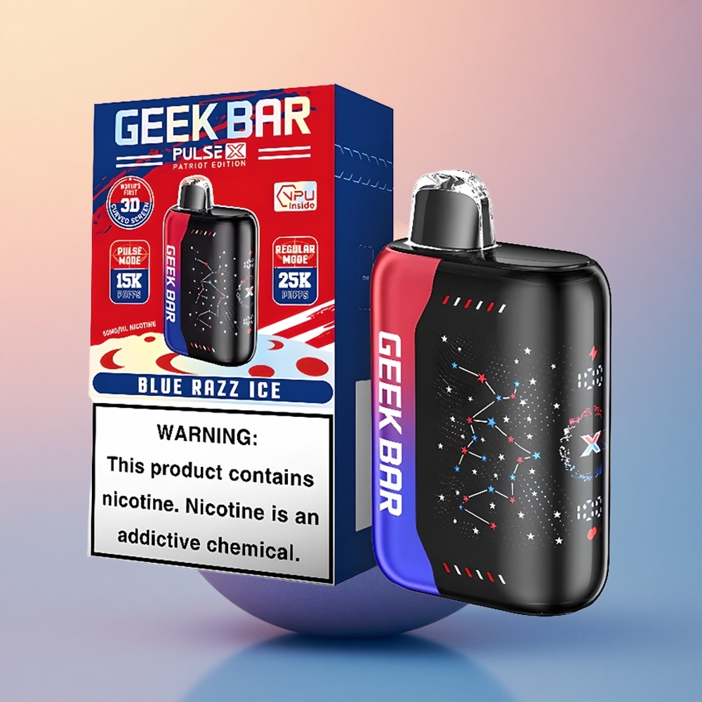 GEEK BAR Pulse X 25000 Puffs Vatansever Sürümü 18mL Ön Doldurmalı Nikotinli