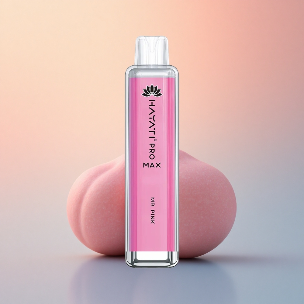 Hayati Pro Max 4000 Puffs Bay Pembe Çift 1.1 Ohm Mesh Sarj Edilebilir 1400mAh