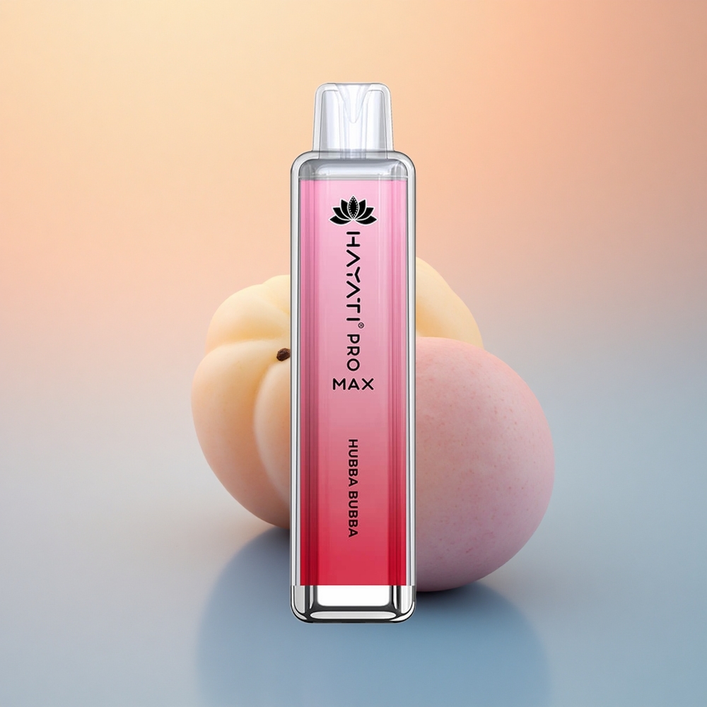 Hayati Pro Max 4000 Puffs Hubba Bubba Çift 1.1 Ohm Mesh Bobin ve 1400mAh