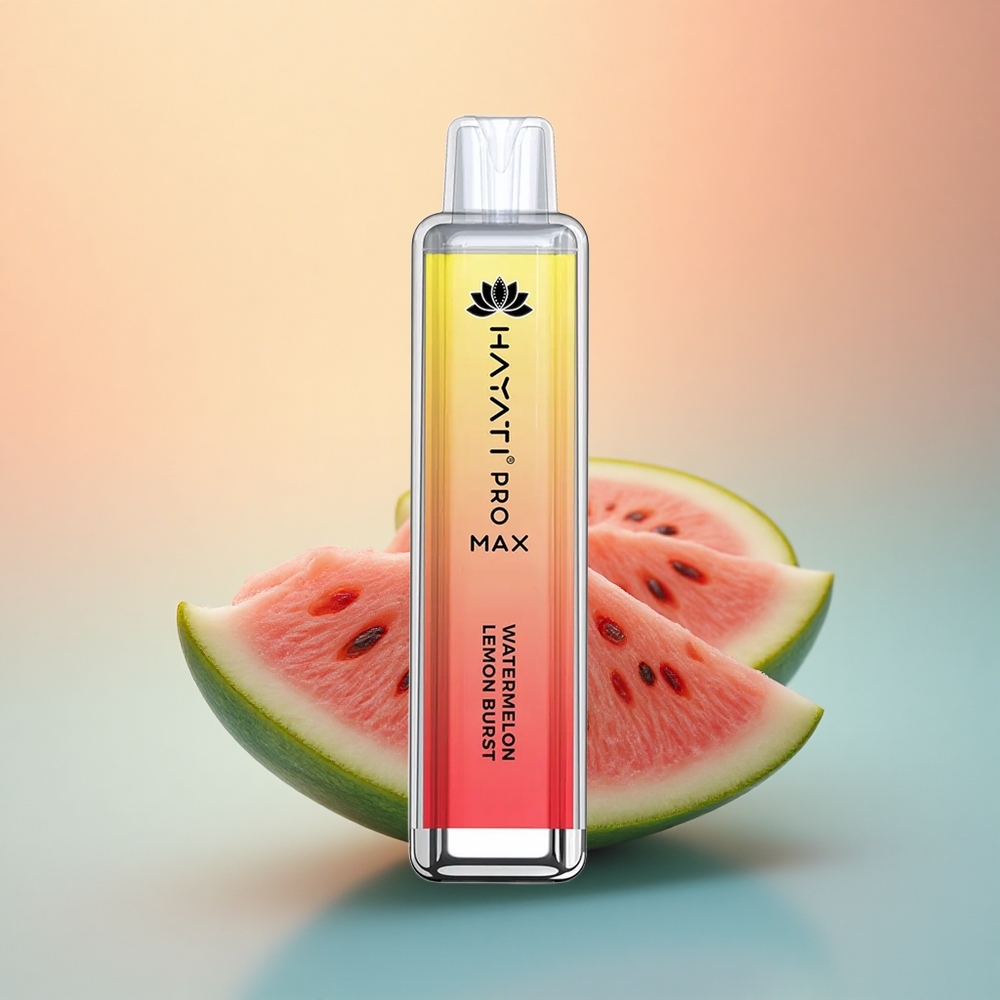 Hayati Pro Max 4000 Puffs Karpuz Limon Patlaması 1400mAh Çift 1.1 Ohm Mesh