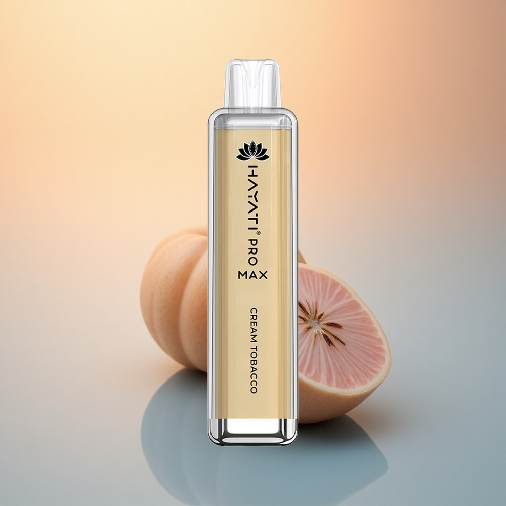 Hayati Pro Max 4000 Puffs Krem Tütün 1400mAh Şarjlı