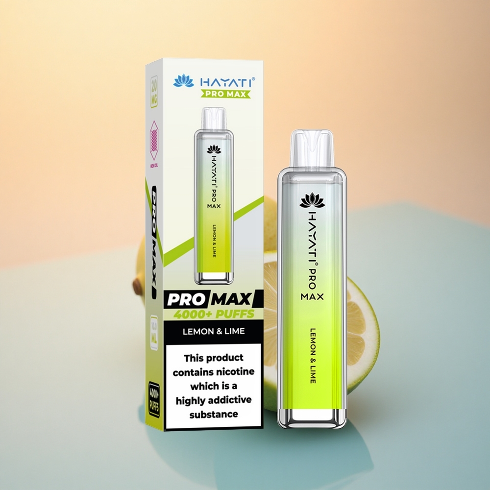 Hayati Pro Max 4000 Puffs Limon & Lime 1400mAh Şarj Edilebilir