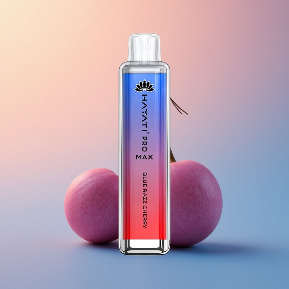 Hayati Pro Max 4000 Puffs Mavi Ahududu Kiraz 1400mAh Şarj Edilebilir