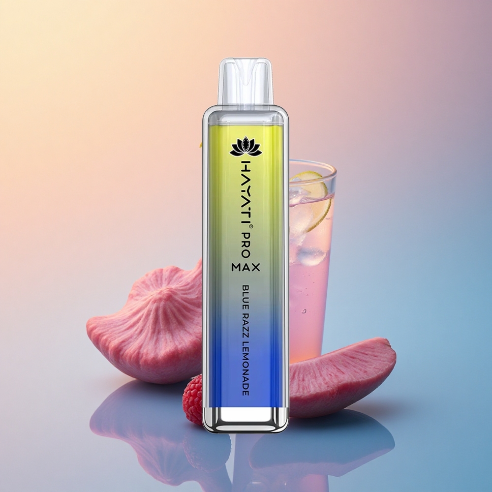 Hayati Pro Max 4000 Puffs Mavi Ahududu Limonata 5% Nikotin 1400mAh