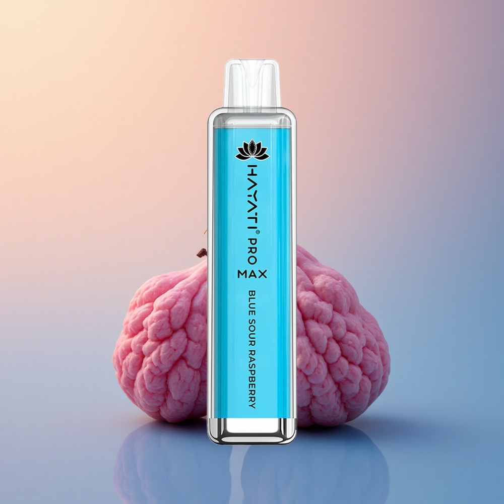 Hayati Pro Max 4000 Puffs Mavi Ekşi Ahududu 1400mAh Şarj Edilebilir