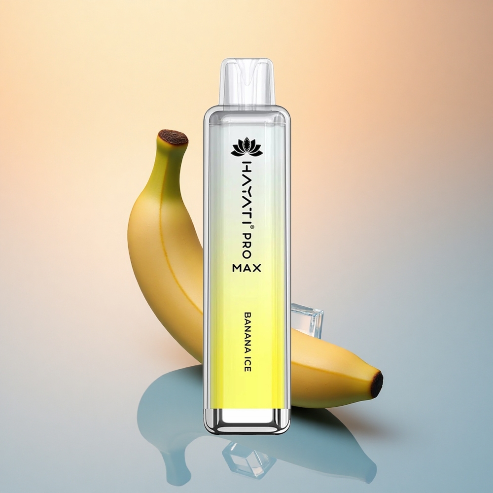 Hayati Pro Max 4000 Puffs Muz Buz 2ml Tank 1400mAh Şarj Edilebilir