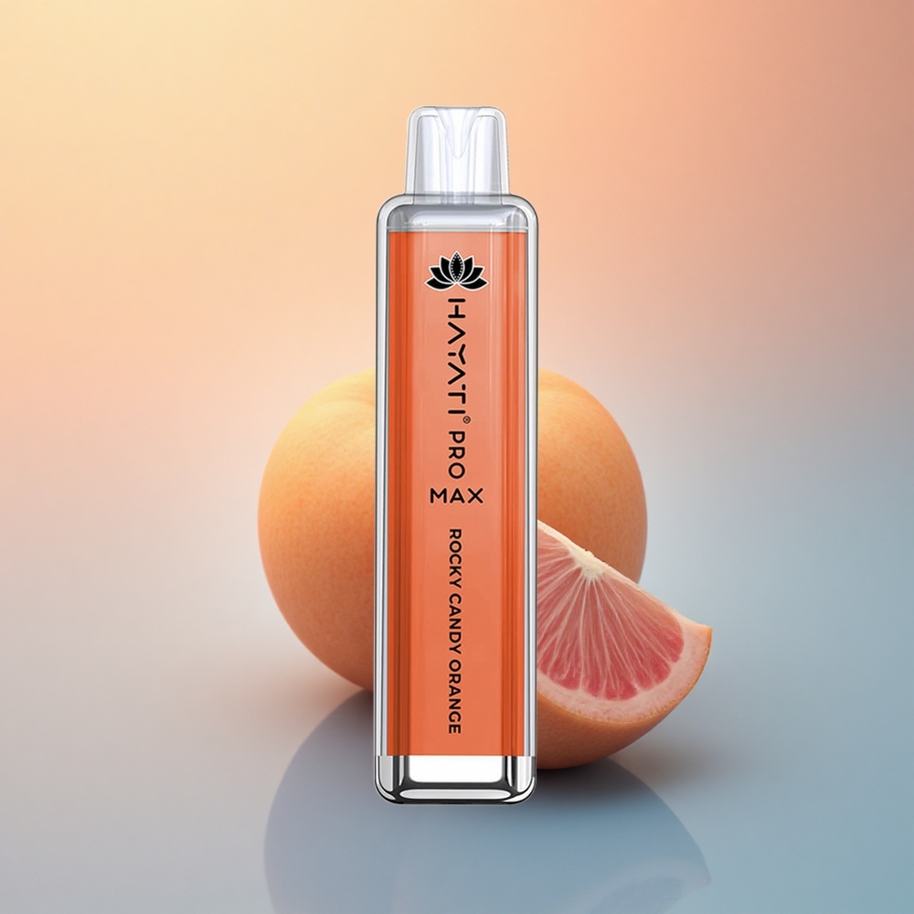 Hayati Pro Max 4000 Puffs Portakal Aromalı Kristal Şeker 2ml Tank 1400mAh