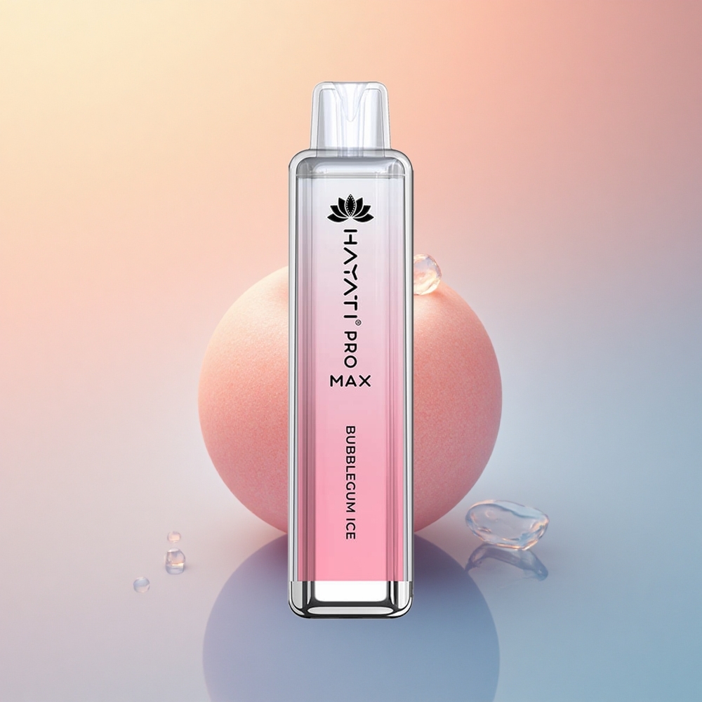 Hayati Pro Max 4000 Puffs Sakız Buzlu Tat 1400mAh Çift Bobinli Şarj Edilebilir