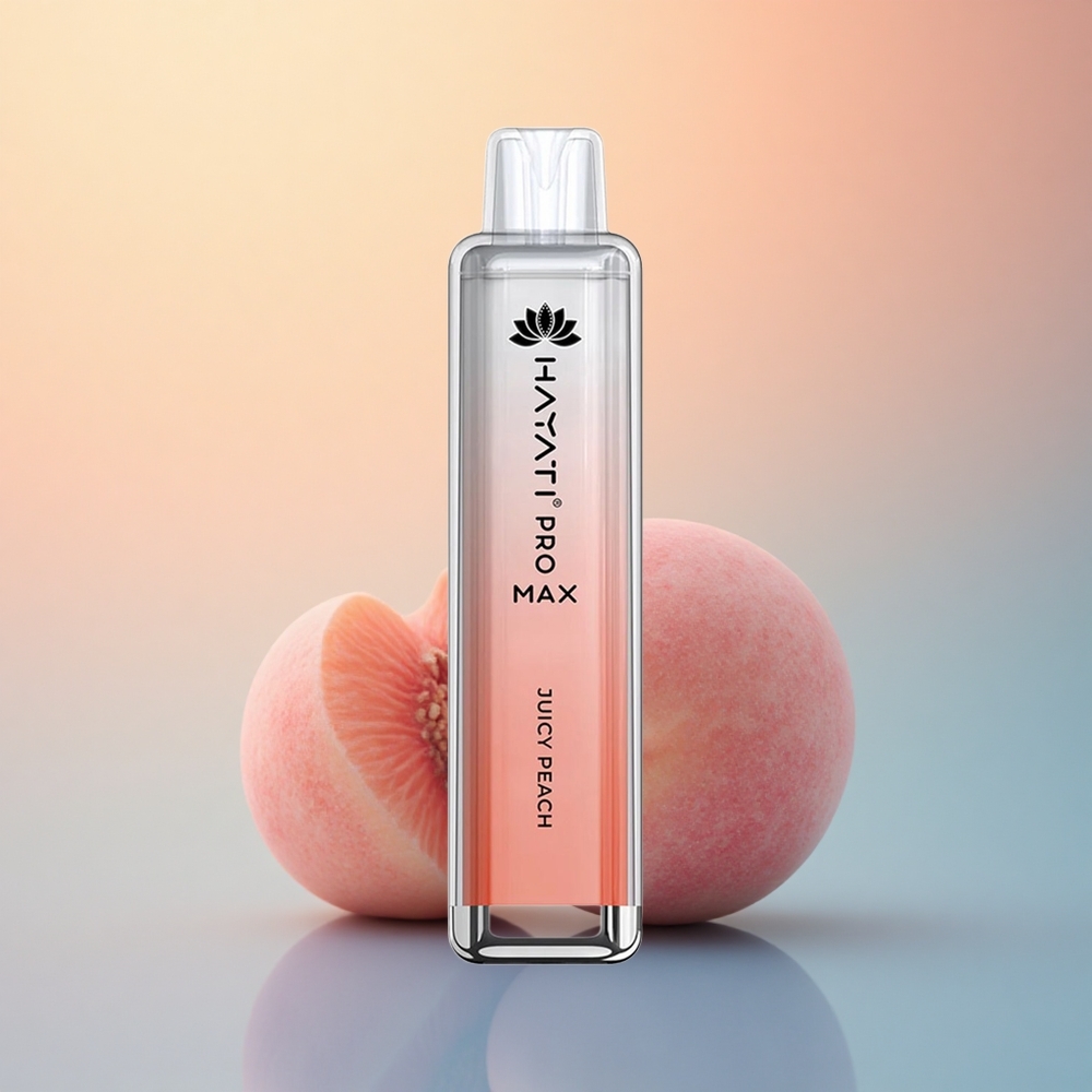 Hayati Pro Max 4000 Puffs Sulu Şeftali 1400mAh Şarj Edilebilir