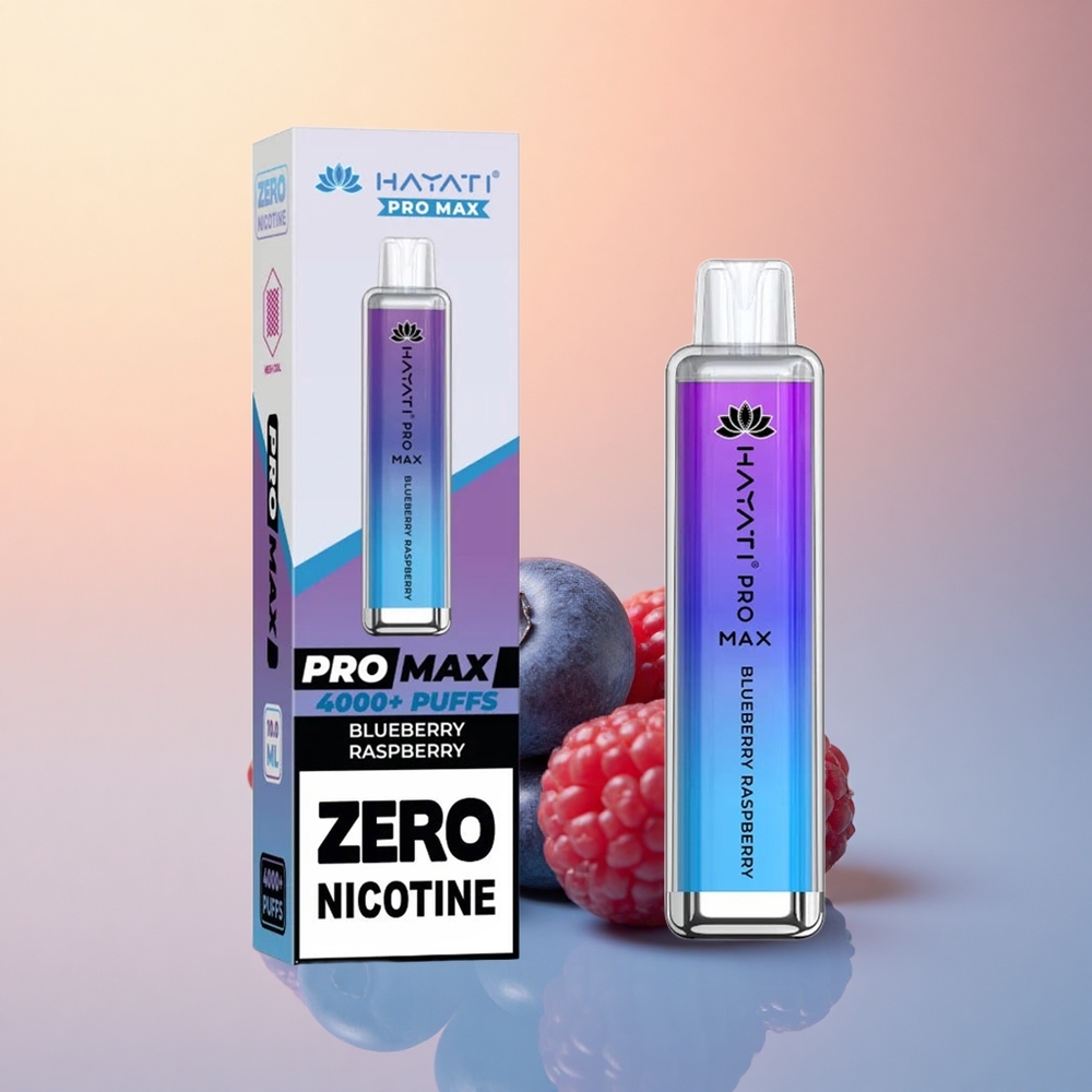 Hayati Pro Max 4000 Puffs Yabanmersini Ahududu 1400mAh Şarjlı