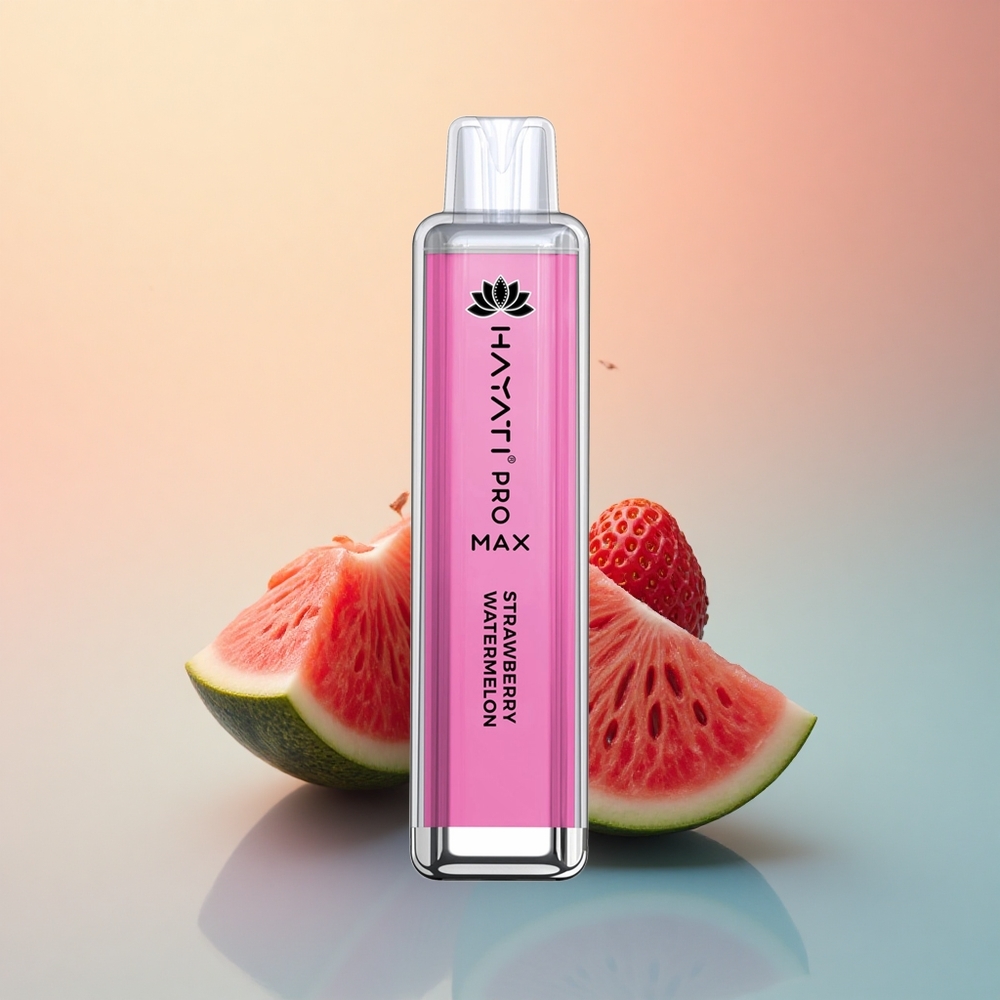 Hayati Pro Max 4000 Puffs Çilek Karpuzlu 1400mAh Şarj Edilebilir