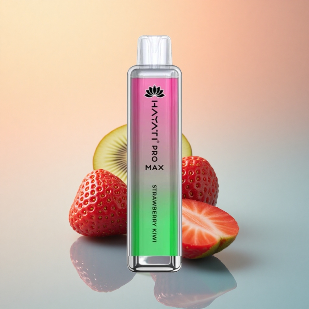 Hayati Pro Max 4000 Puffs Çilek Kivi 1400mAh Şarj Edilebilir 2ml