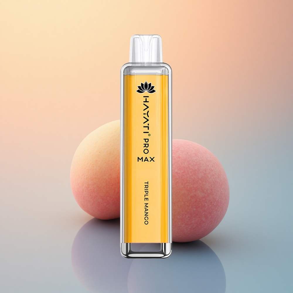 Hayati Pro Max 4000 Puffs Üçlü Mango 1400mAh Çift 1.1 Ohm Şebeke Bobin