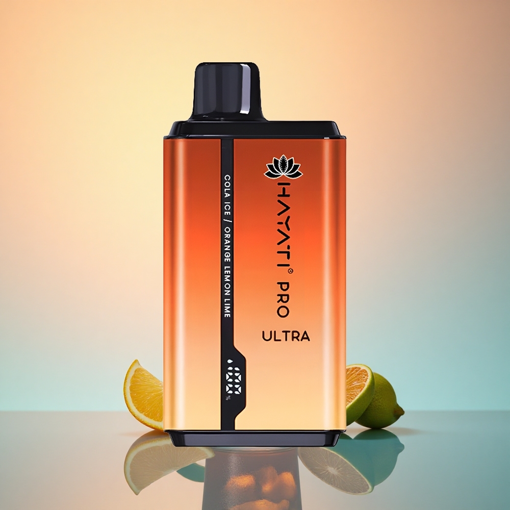 Hayati Pro Ultra 15000 Puffs Cola Buzlu Portakal Limon & Lime 850mAh 2% Nikotin