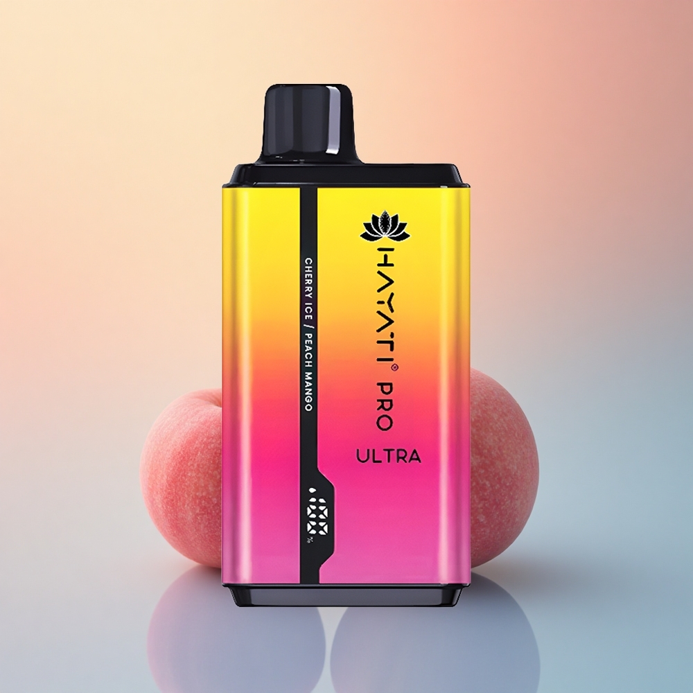 Hayati Pro Ultra 15000 Puffs Kirazlı Buz Şeftali Mango 850mAh 2% Nikotin