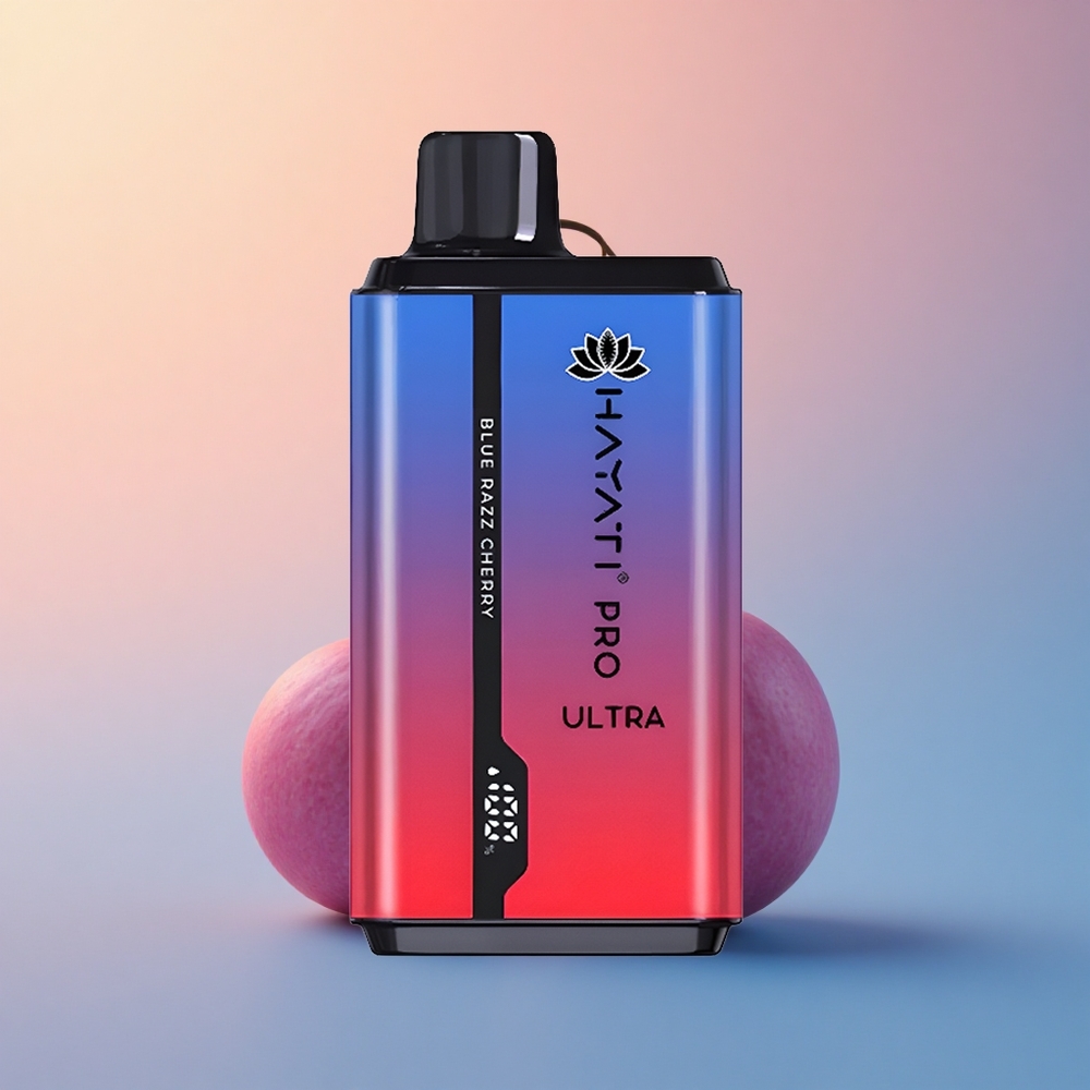 Hayati Pro Ultra 15000 Puffs Mavi Ahududu Kiraz 850mAh %2 Nikotin