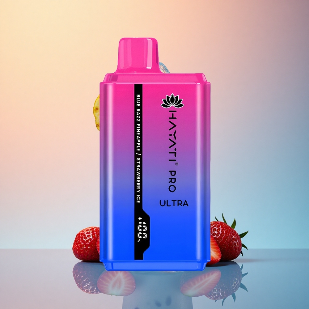 Hayati Pro Ultra 15000 Puffs Mavi Ahudulu Ananas Buz 850mAh %2 Nikotin