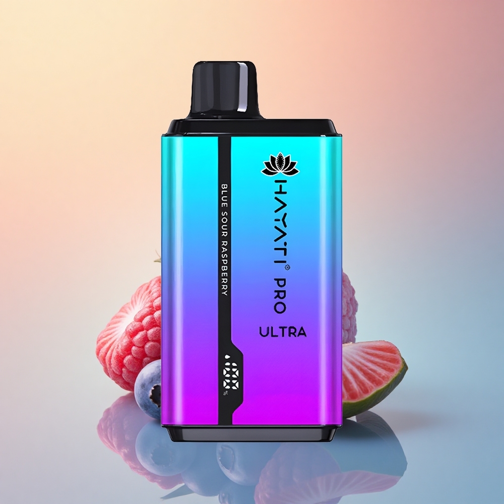 Hayati Pro Ultra 15000 Puffs Mavi Böğürtlen Ahududu Naneli %2 Nikotin 850mAh
