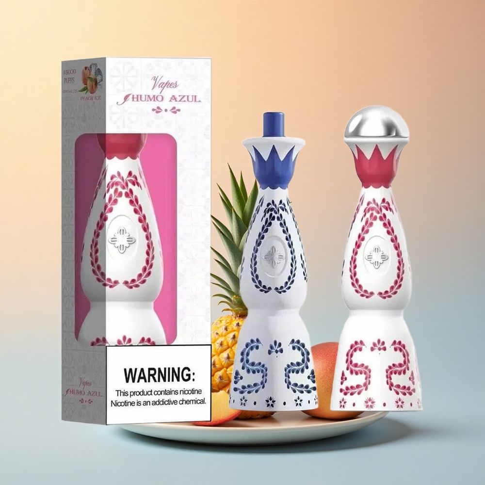 Humo Azul 15000 Puffs Şeftali Mango Ananas 5mg Nikotin 500mAh