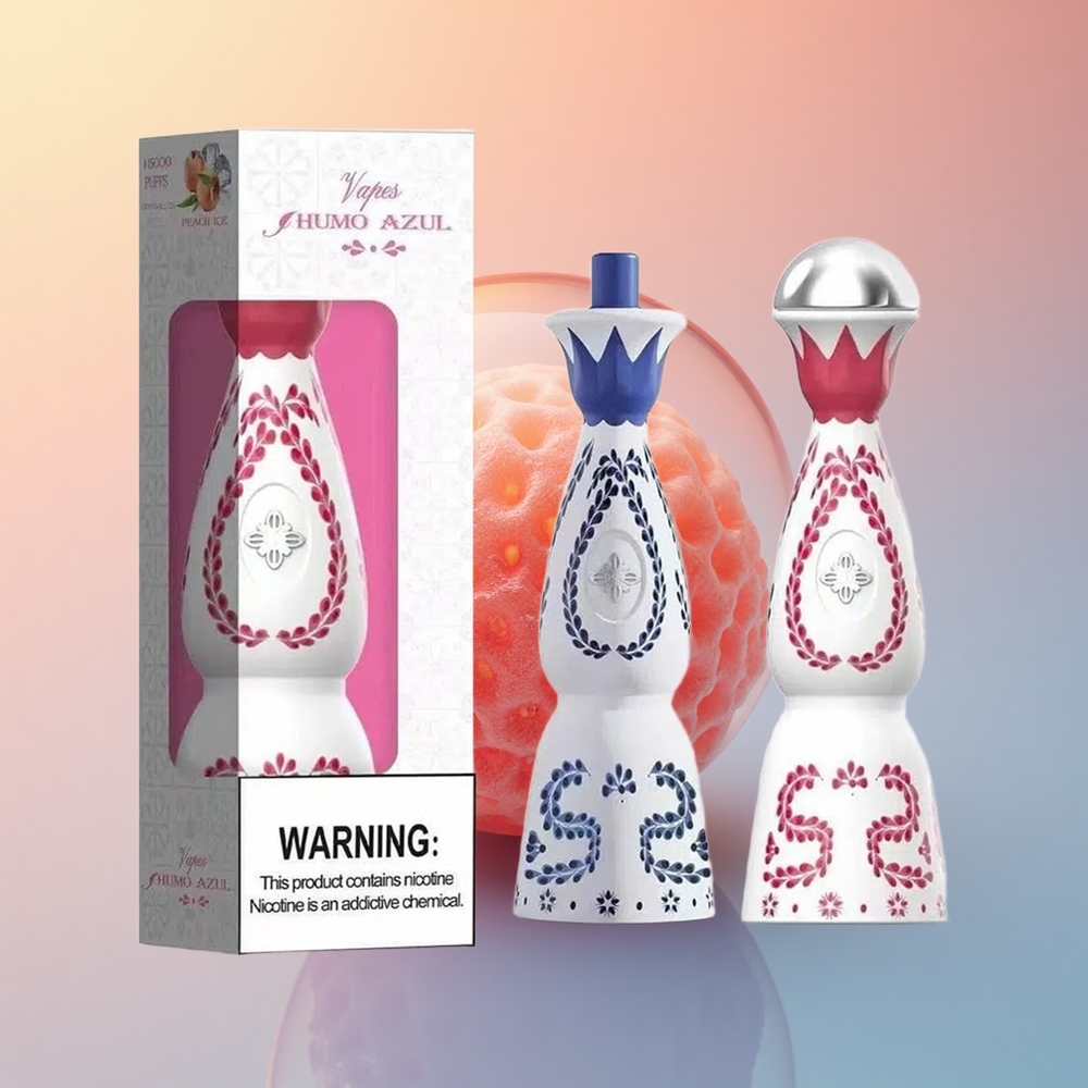 Humo Azul 15000 Puffs Çilekli Balon Sakız 500mAh 5% Nikotin