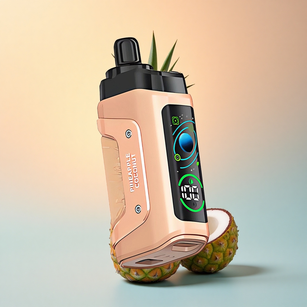 Razz Bar 45000 Puffs Ananas Hindistan Cevizi Tip-C Şarj Edilebilir 650 mAh