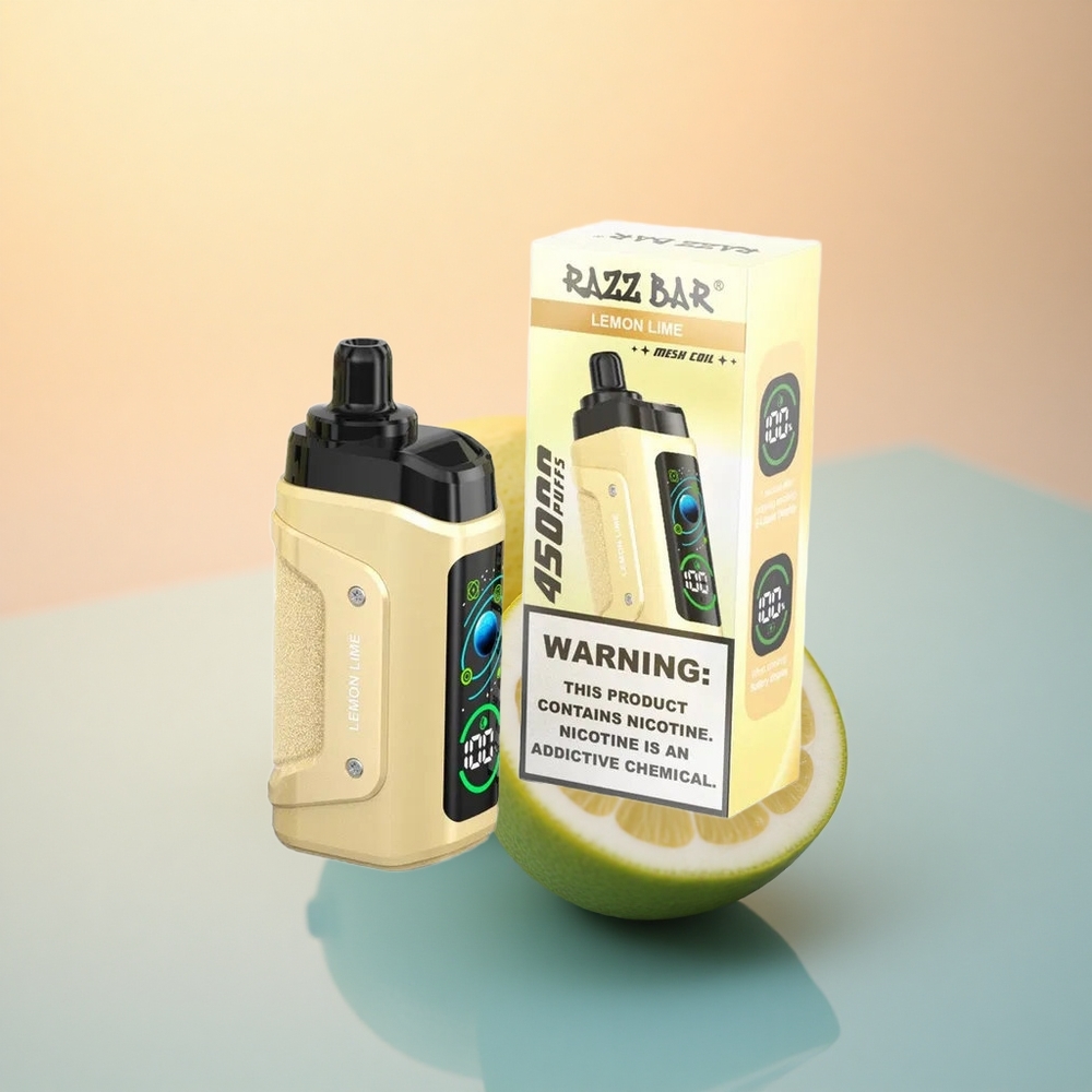 Razz Bar 45000 Puffs Limon Lima 1.0 Ohm Mesh 20 mg Nikotin 650 mAh