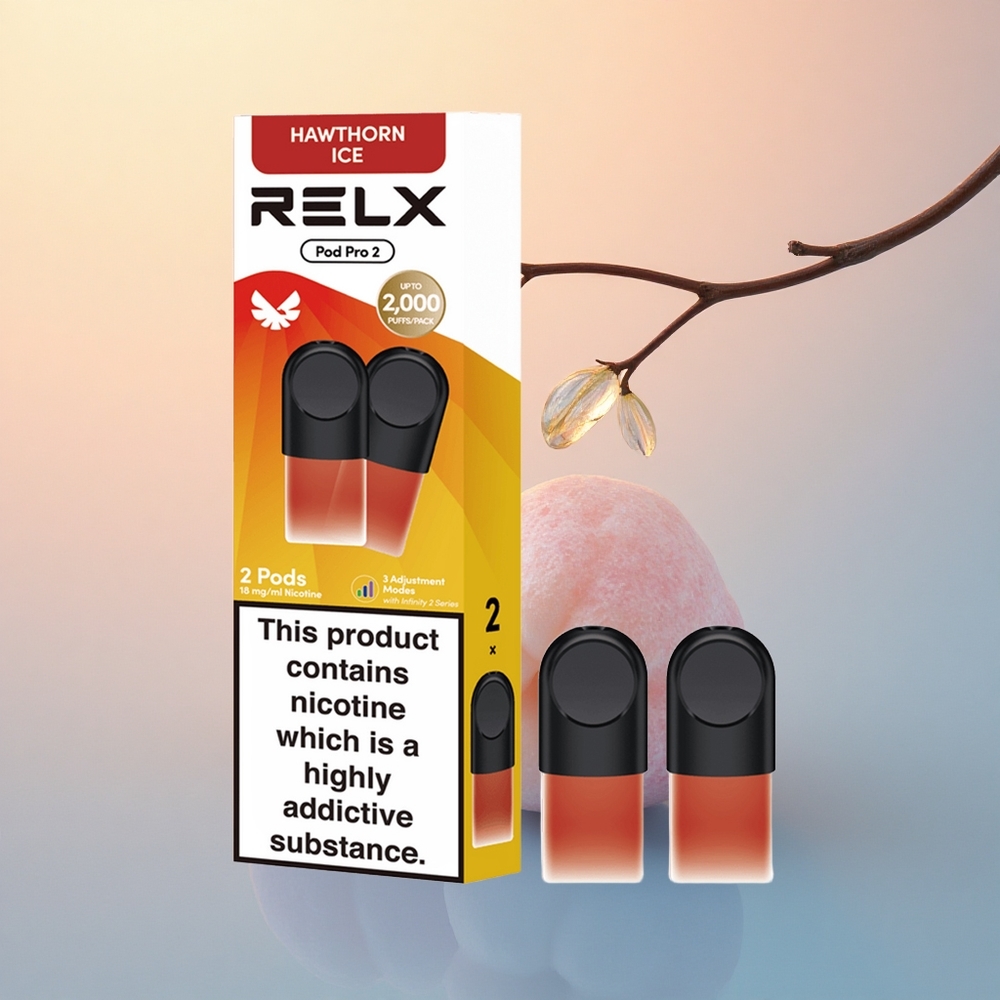 Relx Pod Pro 2 Vape Device Alıç Buzu 18mg/ml Nikotin 1.9ml 3 Voltaj Ayarı