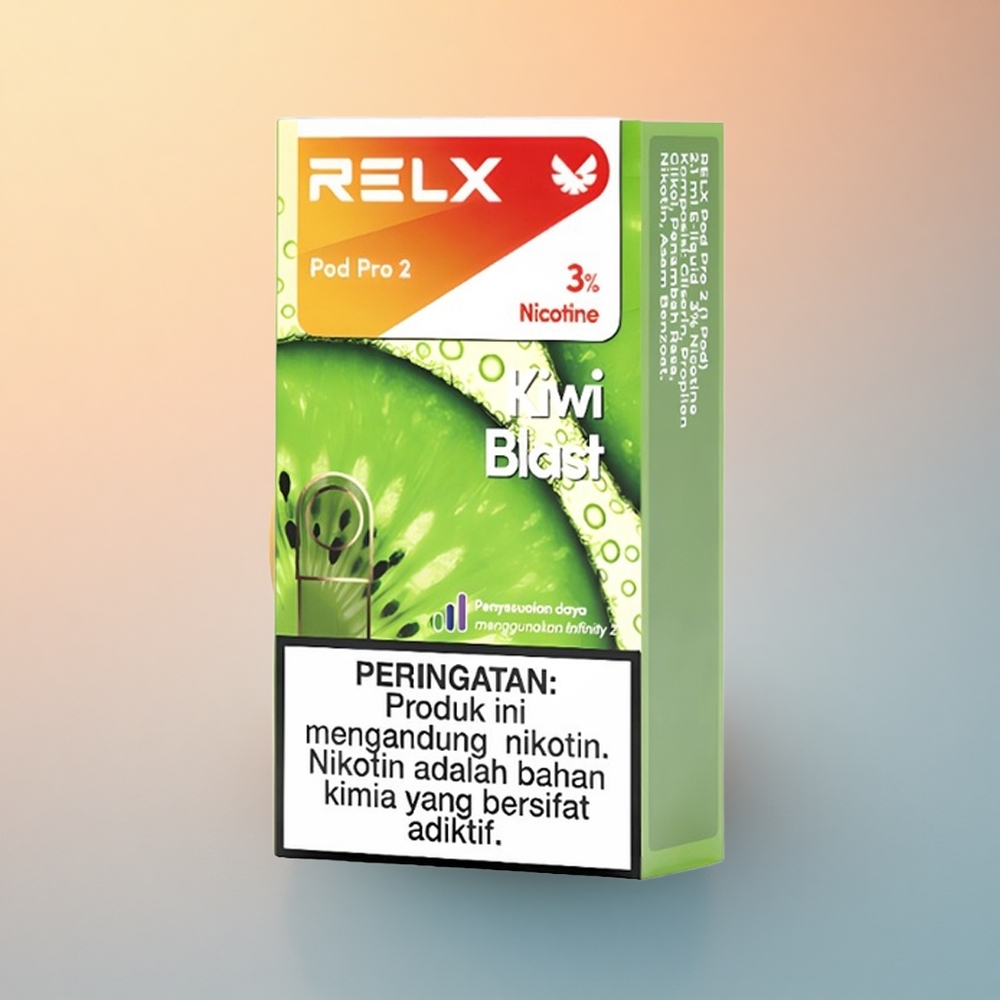 Relx Pod Pro 2 Vape Device Kivi Patlaması 30mg/ml nikotin, 1.9ml, 3 voltaj ayarı