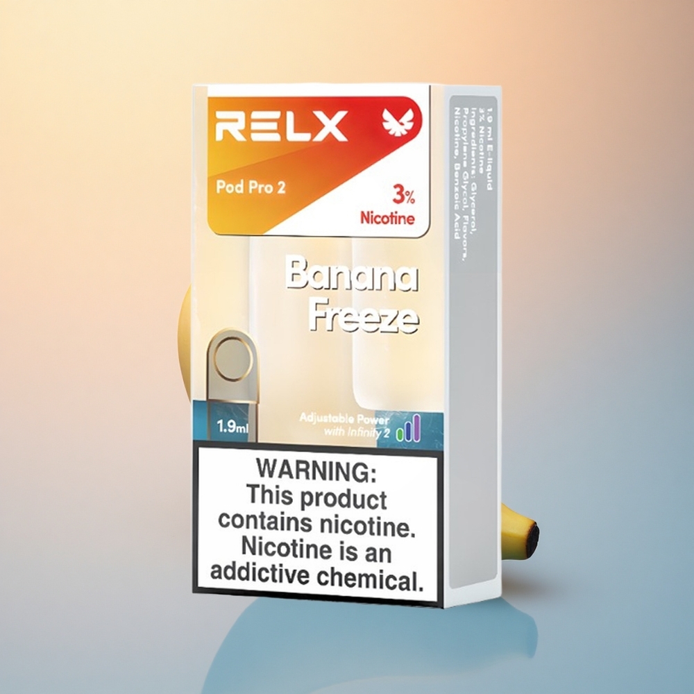 Relx Pod Pro 2 Vape Device Muzlu Dondurma 30mg/ml Nikotin, 1.9ml, 3 Voltaj Ayarı