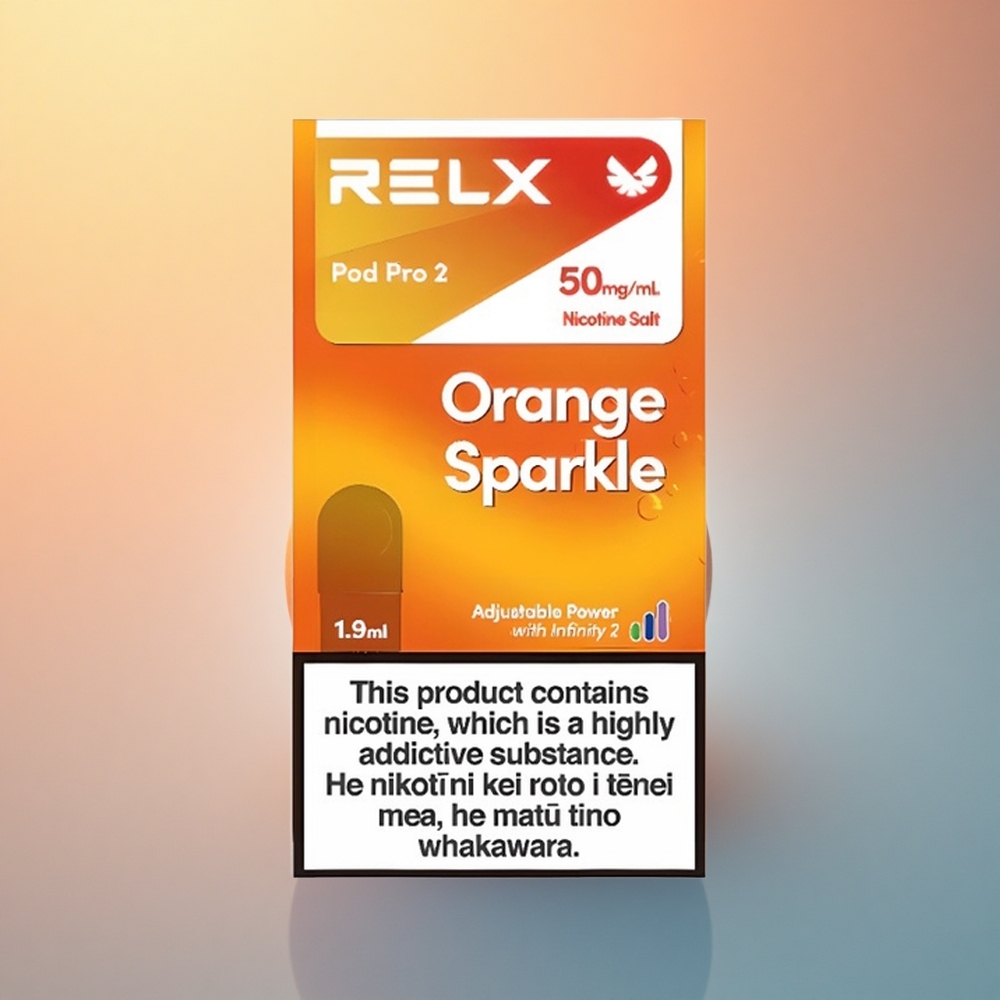 Relx Pod Pro 2 Vape Device Turuncu Parlak 50mg/ml Nikotin, 1.9ml, 3 Voltaj Ayarı