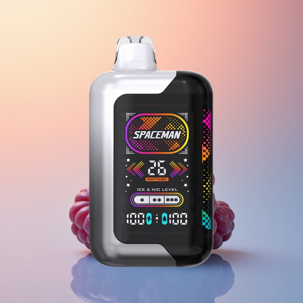 SMOK SPACEMAN SP40000 Puffs Böğürtlen Razz 1000mAh 20ml Nikotin