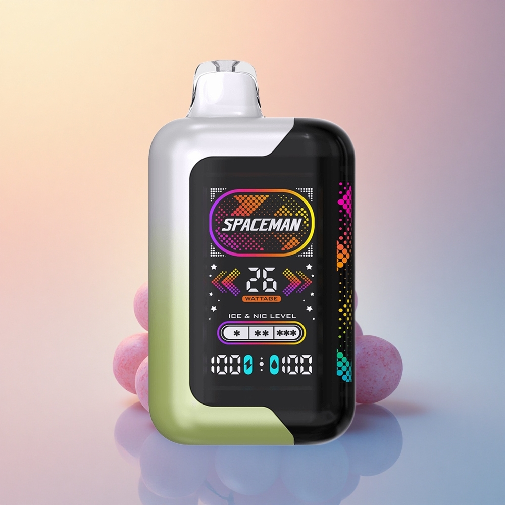 SMOK SPACEMAN SP40000 Puffs Beyaz Üzüm Buz 1000mAh 20ml 50mg Nikotin