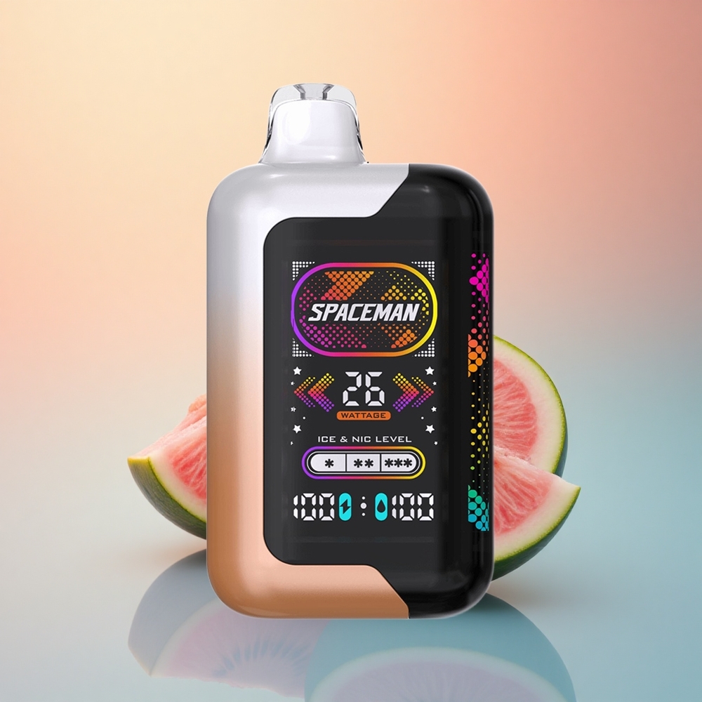 SMOK SPACEMAN SP40000 Puffs Sulu Şeftali Karpuz 1000mAh 20ml 50mg nikotin
